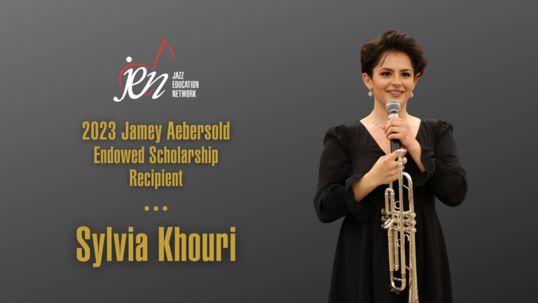 2023 Aebersold scholarship Sylvia Khouri