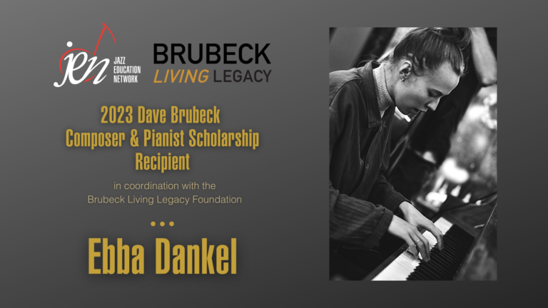 2023 Brubeck scholarship Ebba Dankel