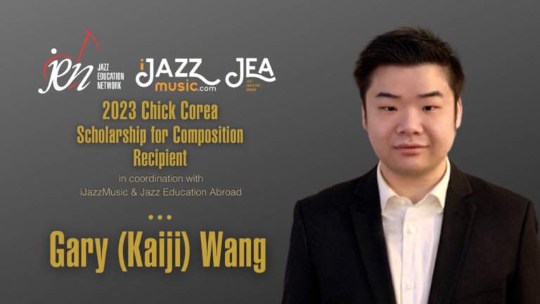 2023 Chick Corea scholarship recipient Gary Kaiji Wang