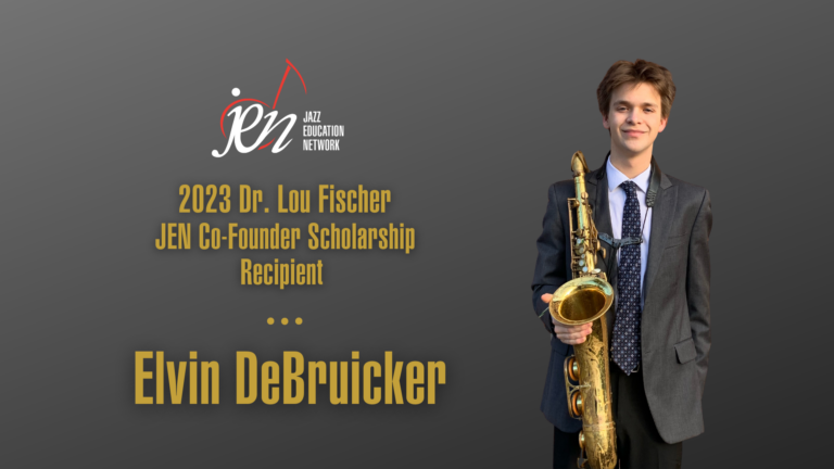 2023 Lou Fischer scholarship Elvin DeBruicker