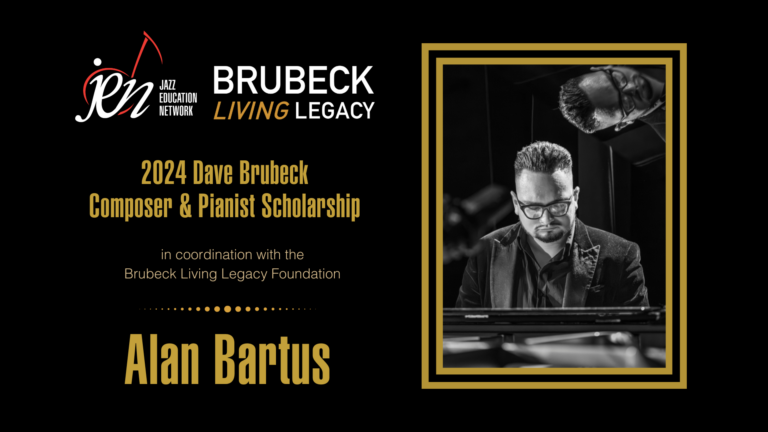 2024 Brubeck scholarship Alan Bartus